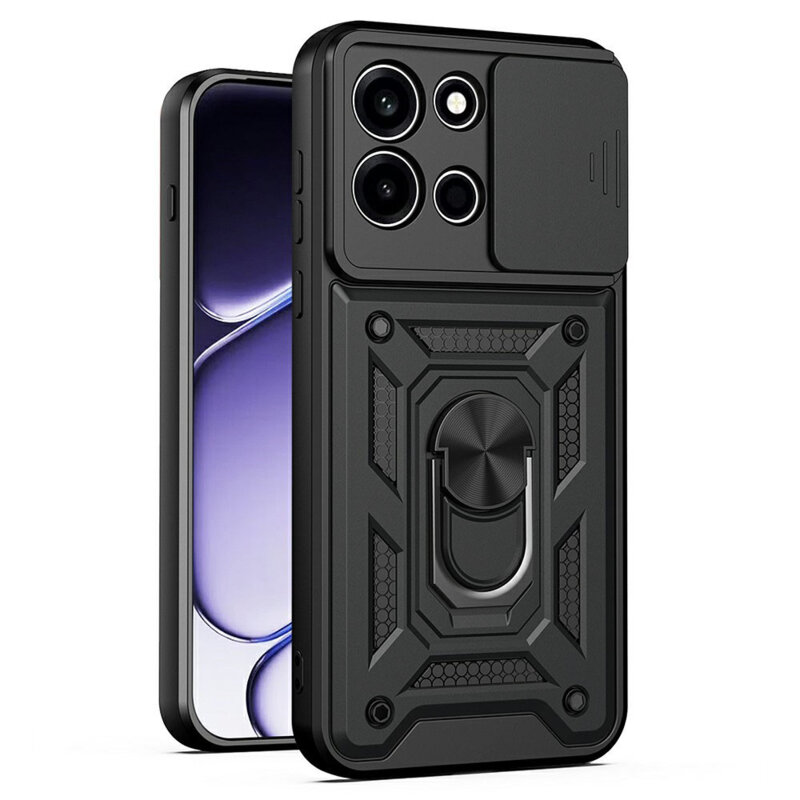 Husa OnePlus Nord 6 protectie camera Techsuit CamShield Series, negru
