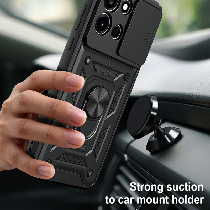 Husa OnePlus Nord 6 protectie camera Techsuit CamShield Series, negru