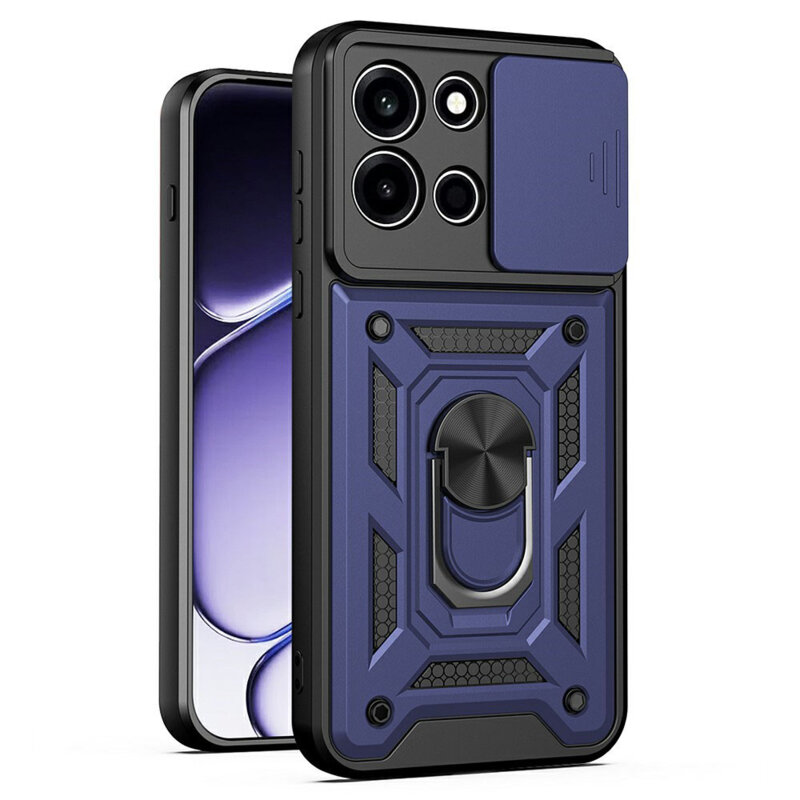 Husa OnePlus Nord 6 protectie camera Techsuit CamShield Series, albastru