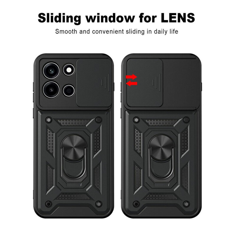 Husa OnePlus Nord 6 protectie camera Techsuit CamShield Series, albastru