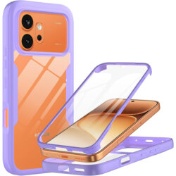 Husa 360° Honor 600 Techsuit ColorVerse, mov