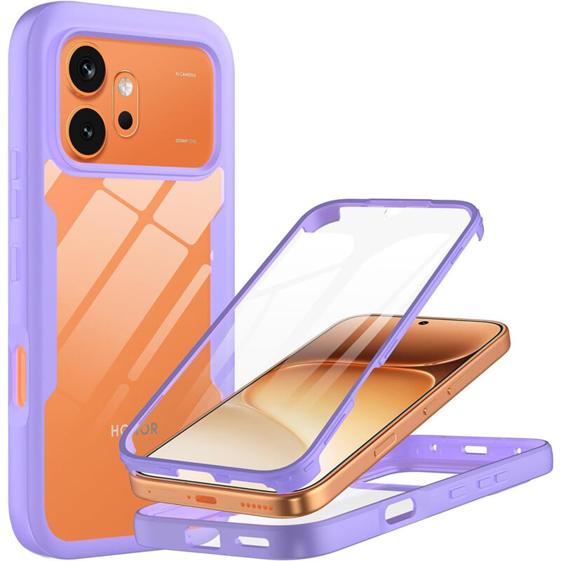 Husa 360° Honor 600 Techsuit ColorVerse, mov