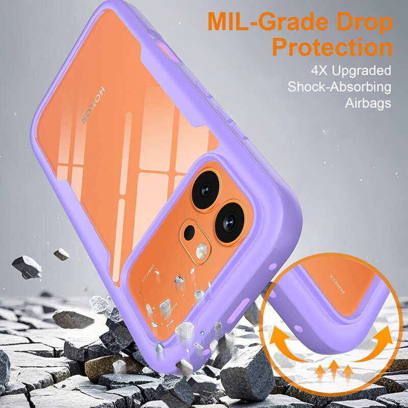 Husa 360° Honor 600 Pro Techsuit ColorVerse, mov