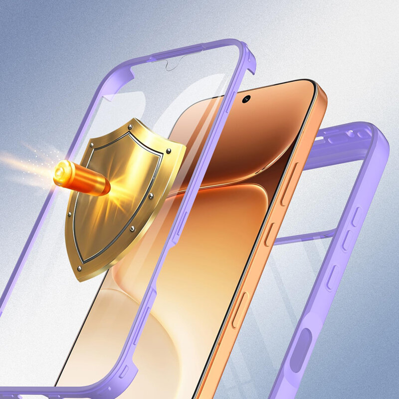 Husa 360° Honor 600 Pro Techsuit ColorVerse, mov