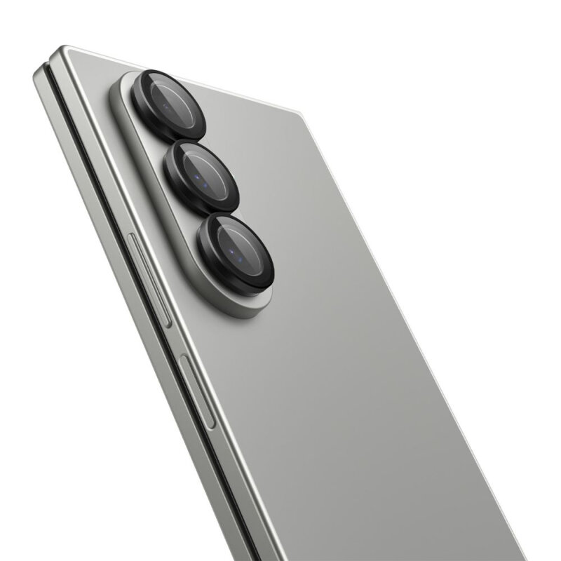 [Pachet 2x] Folie sticla camera Samsung Galaxy Z Fold8 Ultra Spigen Glas.tR Optik EZ Fit Pro, negru