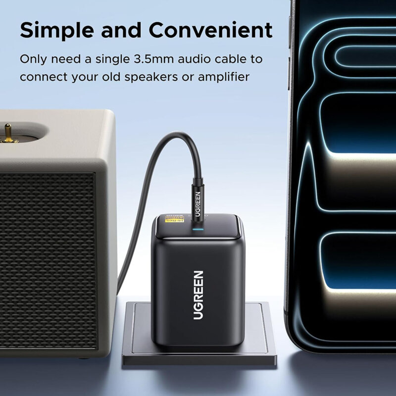 Receptor Bluetooth audio cu Jack 3.5mm, Hi-Res Ugreen, 65059