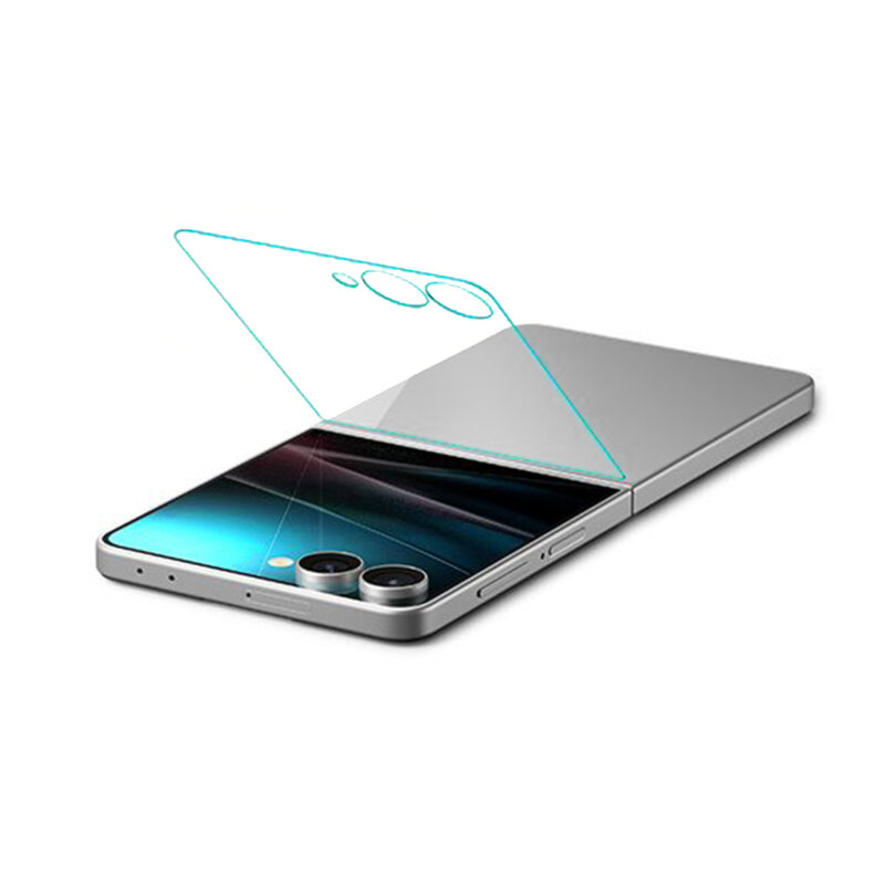 [Pachet 2x] Folie Samsung Galaxy Z Flip8 Spigen Glas.tR EZ Fit, transparenta