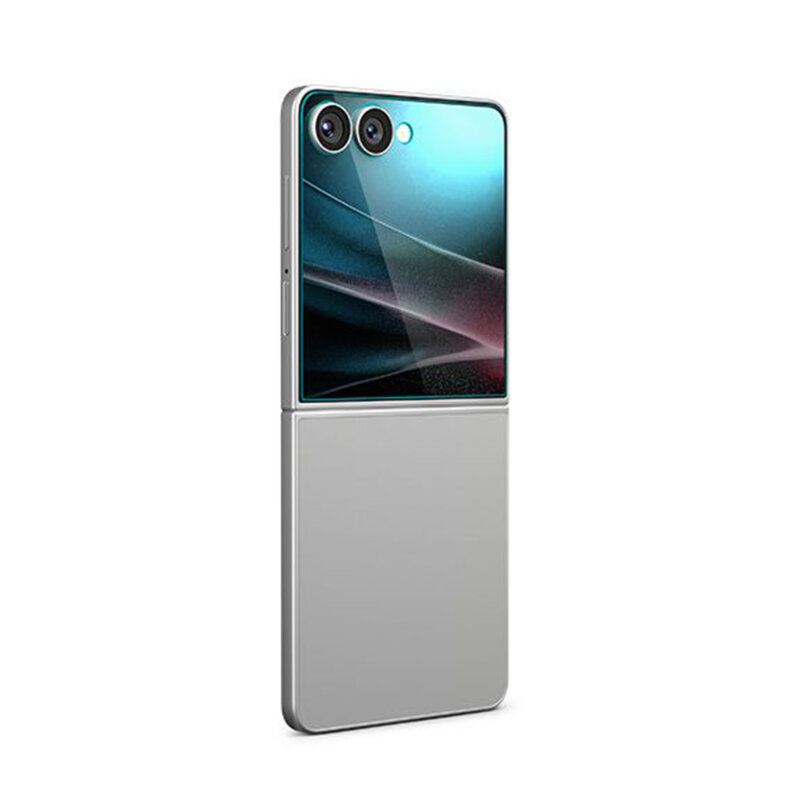[Pachet 2x] Folie Samsung Galaxy Z Flip8 Spigen Glas.tR EZ Fit, transparenta