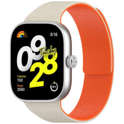 Curea Xiaomi Smart Band 10 Pro Techsuit, bej / portocaliu, W016
