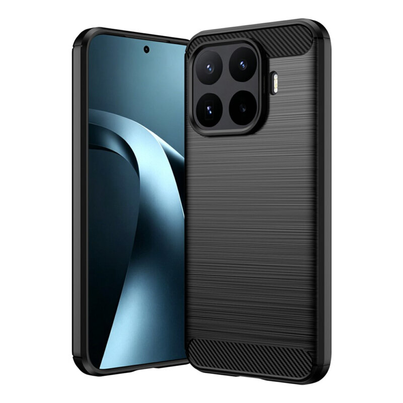 Husa Xiaomi 17T Pro Techsuit Carbon Silicone, negru