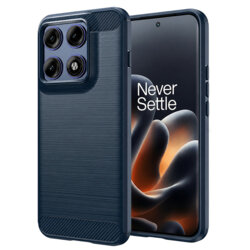 Husa Motorola Edge 70 Pro Techsuit Carbon Silicone, albastru