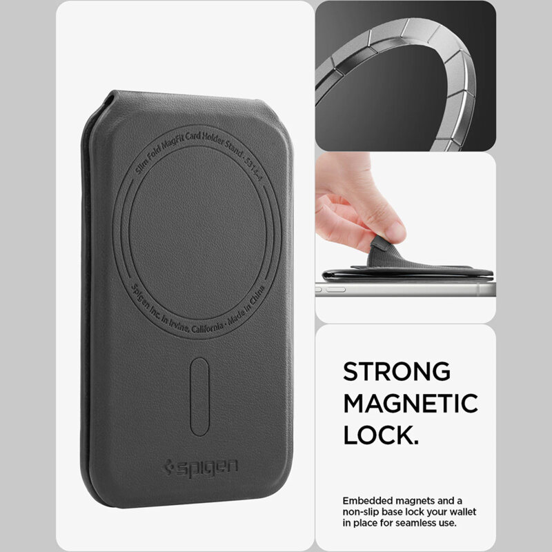 Portofel, suport birou MagSafe pentru telefon Spigen, S314-4