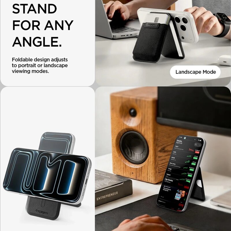 Portofel, suport birou MagSafe pentru telefon Spigen, S314-4