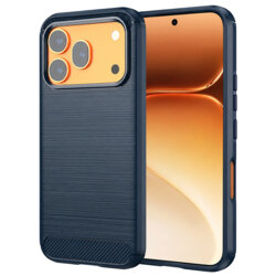 Husa Honor 600 Pro Techsuit Carbon Silicone, albastru