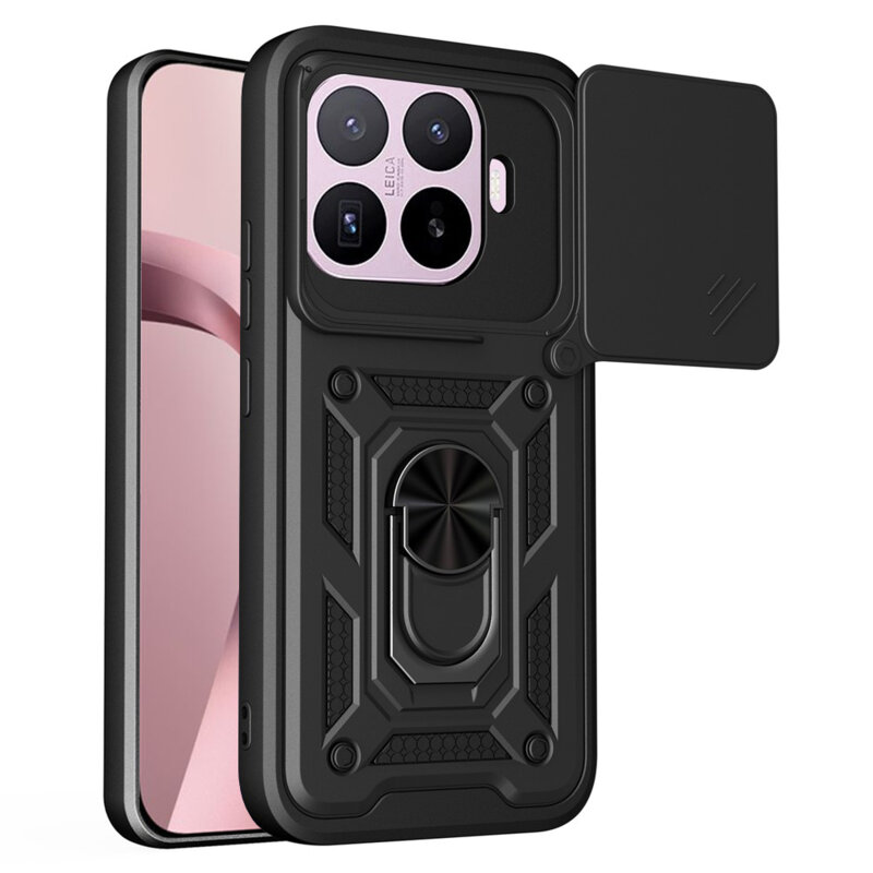 Husa Xiaomi 17T protectie camera Techsuit CamShield Series, negru