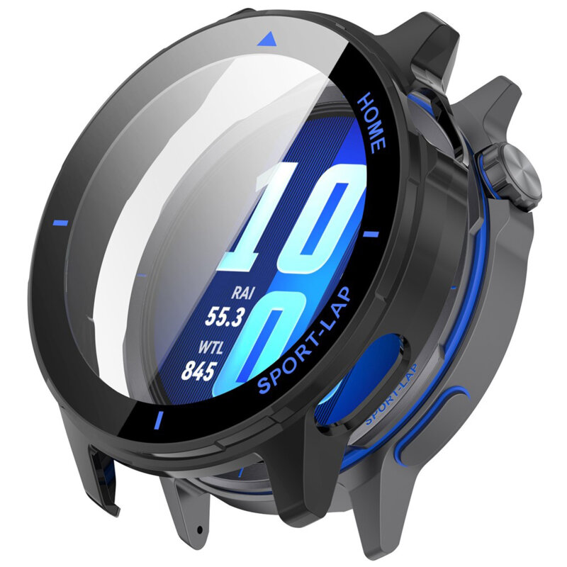 [Pachet 360°] Husa + folie Huawei Watch GT Runner 2 Techsuit Defense, negru