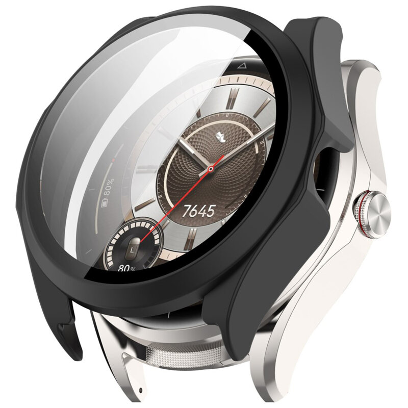 [Pachet 360°] Husa + folie Huawei Watch Buds 2 Techsuit Defense, negru