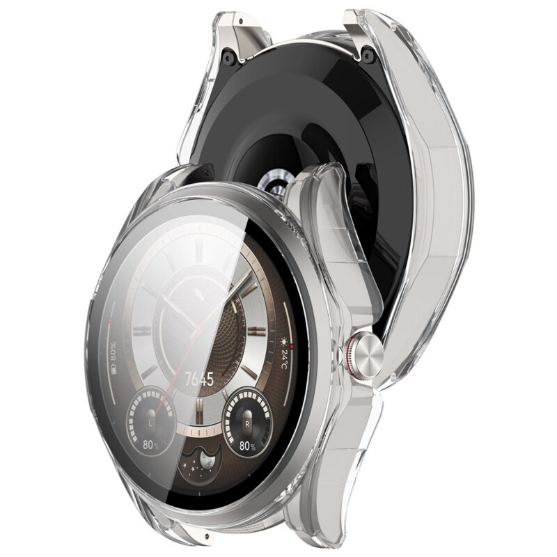 [Pachet 360°] Husa + folie Huawei Watch Buds 2 Techsuit Defense, transparenta