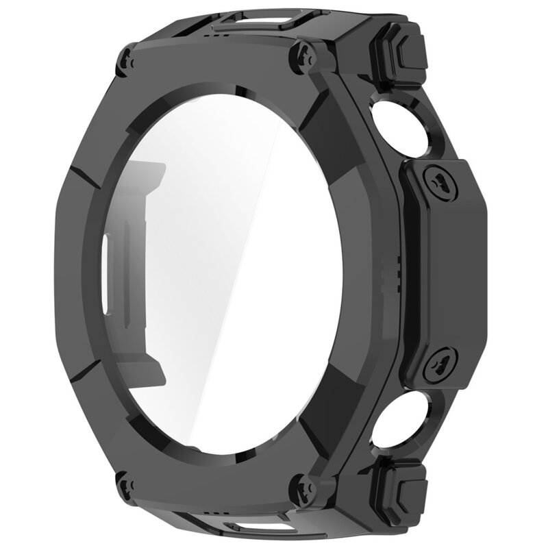 [Pachet 360°] Husa + folie Amazfit T-Rex Ultra 2 Techsuit Defense, negru
