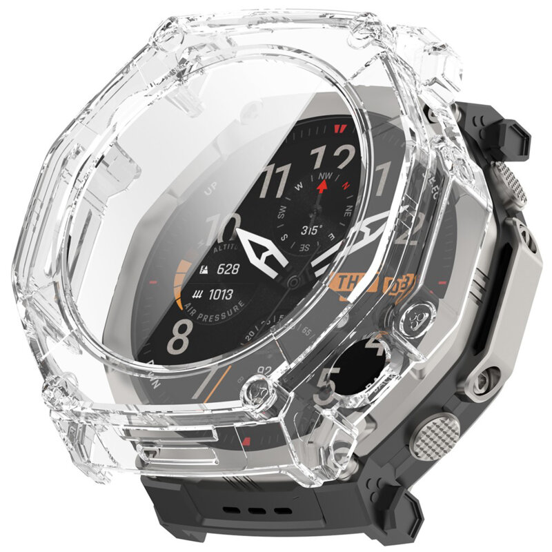 [Pachet 360°] Husa + folie Amazfit T-Rex Ultra 2 Techsuit Defense, transparenta