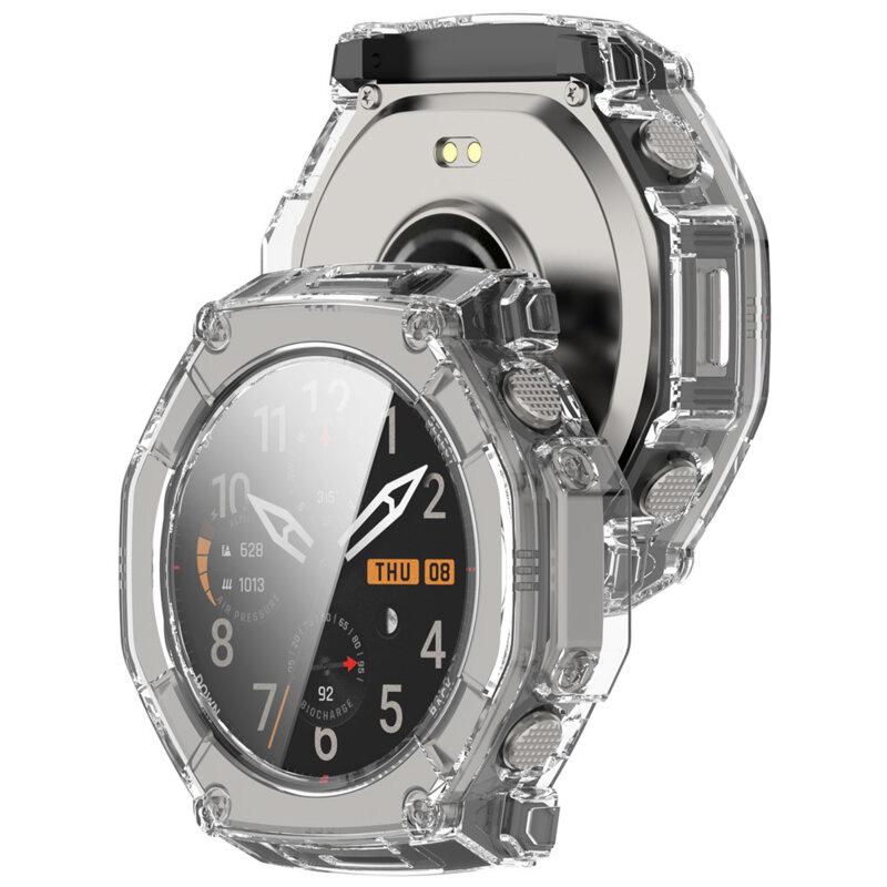 [Pachet 360°] Husa + folie Amazfit T-Rex Ultra 2 Techsuit Defense, transparenta