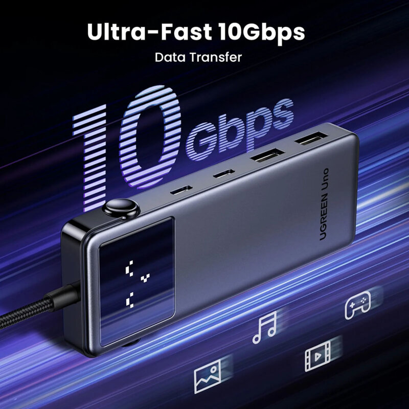 Docking station, hub USB, Type-C, HDMI Ugreen, 20W, 75177