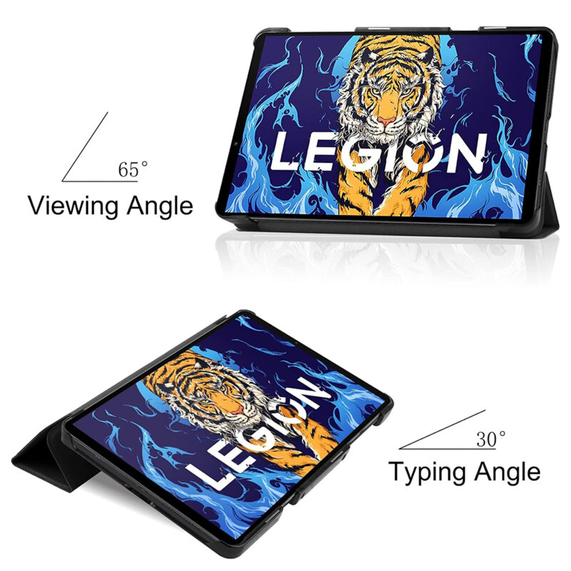 Husa Lenovo Legion Tab Gen 5 Techsuit FoldPro, negru