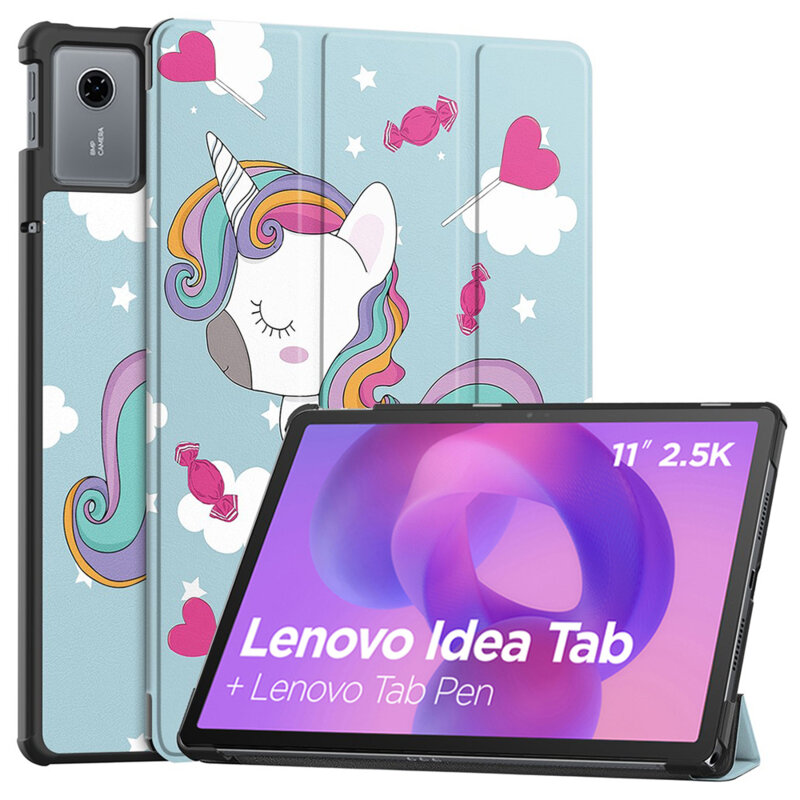 Husa Lenovo Tab K11 Gen 2 Techsuit FoldPro, Unicorn