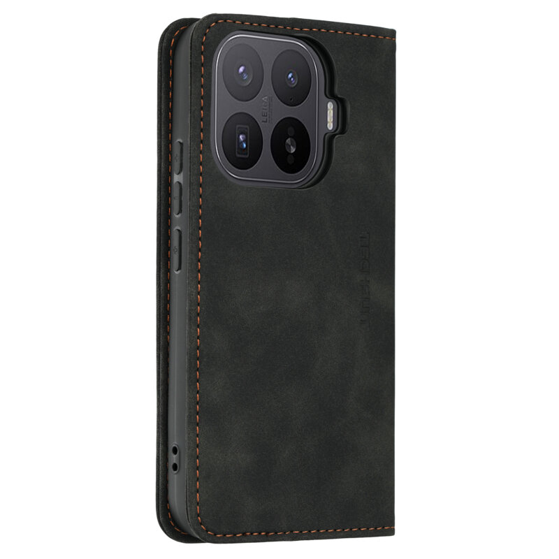 Husa piele Xiaomi 17T Pro Techsuit Confy Cover, negru