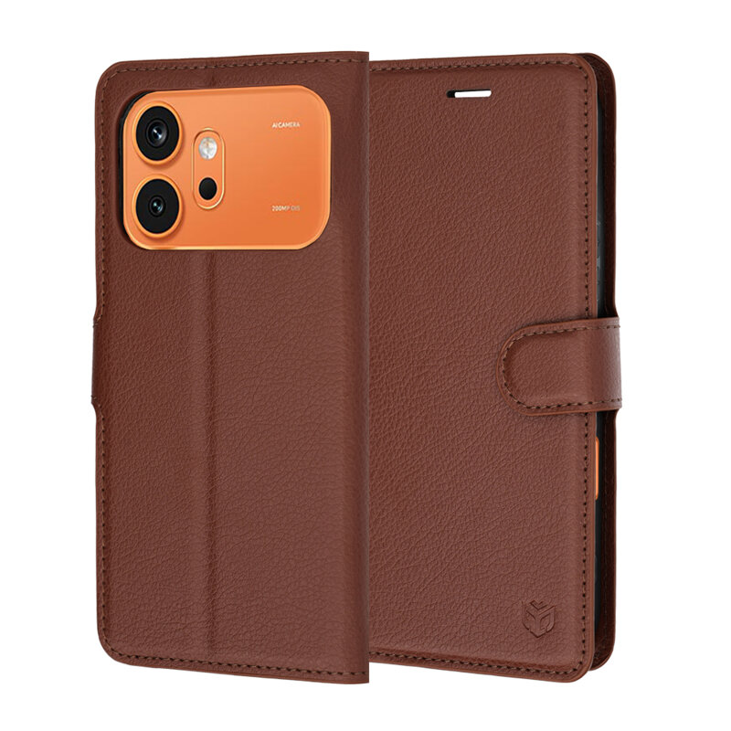 Husa Honor 600 Techsuit Leather Folio, maro