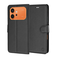 Husa Honor 600 Techsuit Leather Folio, negru