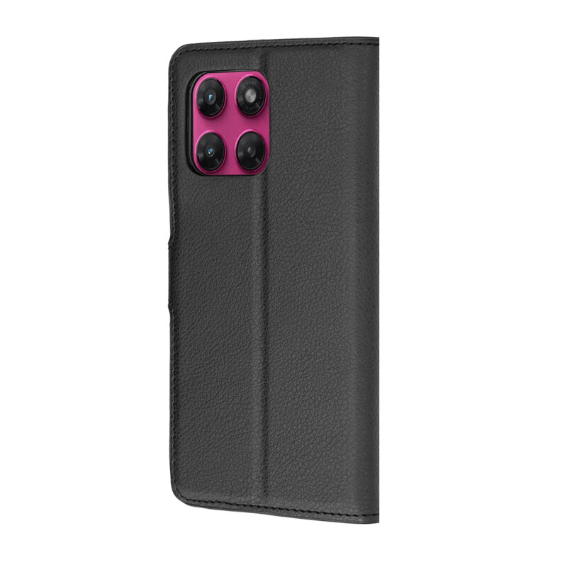 Husa Motorola Moto G47 Techsuit Leather Folio, negru