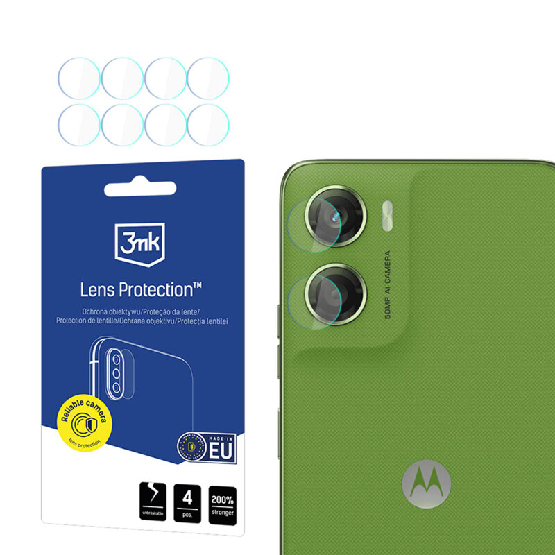 [Pachet 4x] Folie Motorola Moto G06 Power 3mk Lens Protection, transparenta