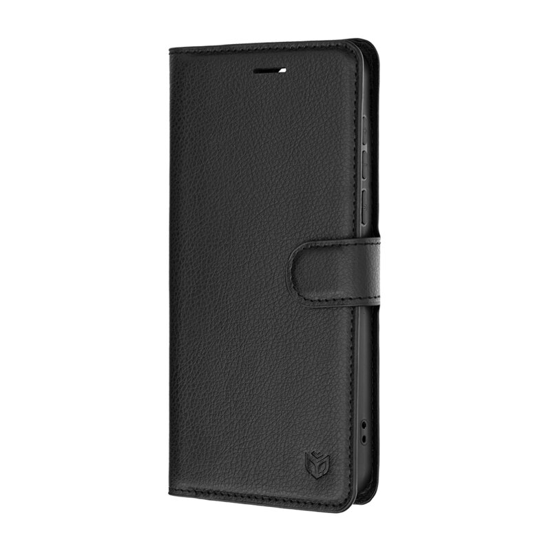 Husa OnePlus Nord 6 Techsuit Leather Folio, negru