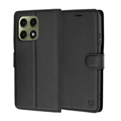 Husa Motorola Edge 70 Pro Techsuit Leather Folio, negru