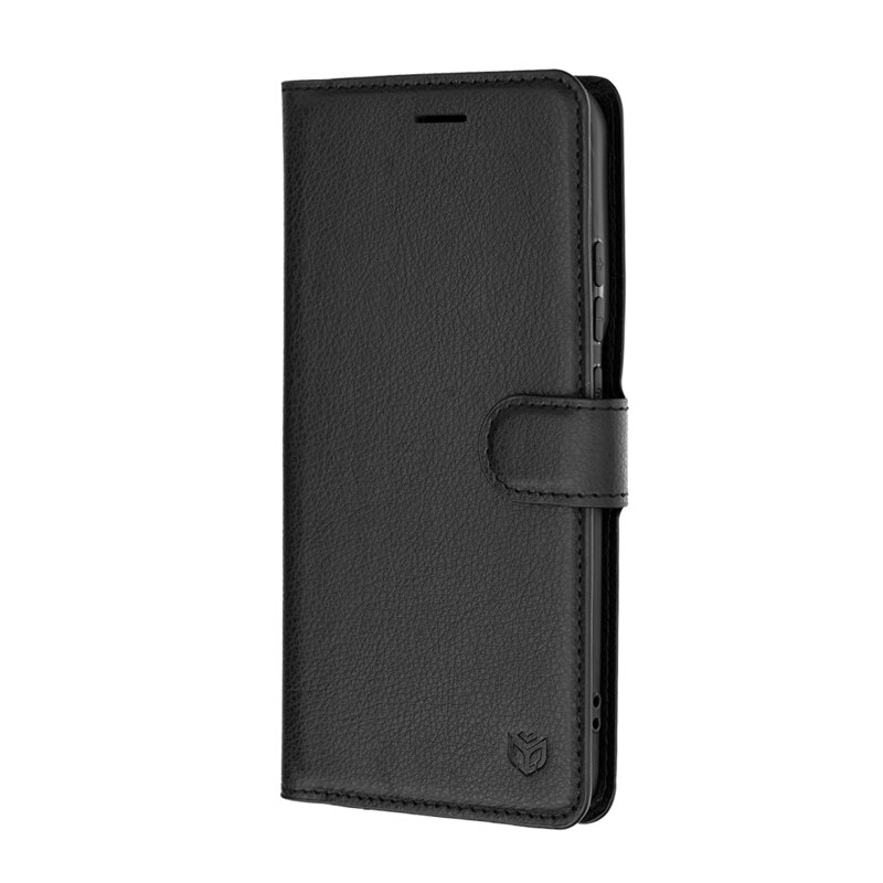Husa Motorola Edge 70 Pro Techsuit Leather Folio, negru
