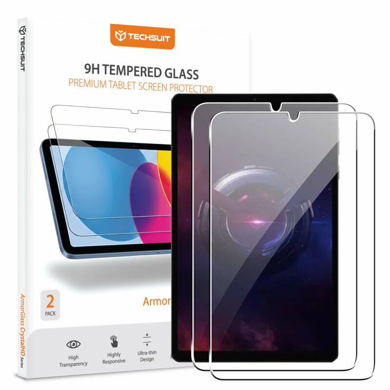 [Pachet 2x] Folie sticla Lenovo Legion Tab Gen 3 Techsuit ArmorGlass CrystalHD, transparenta