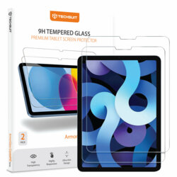 [Pachet 2x] Folie sticla iPad Air 5 (2022) Techsuit ArmorGlass CrystalHD, transparenta