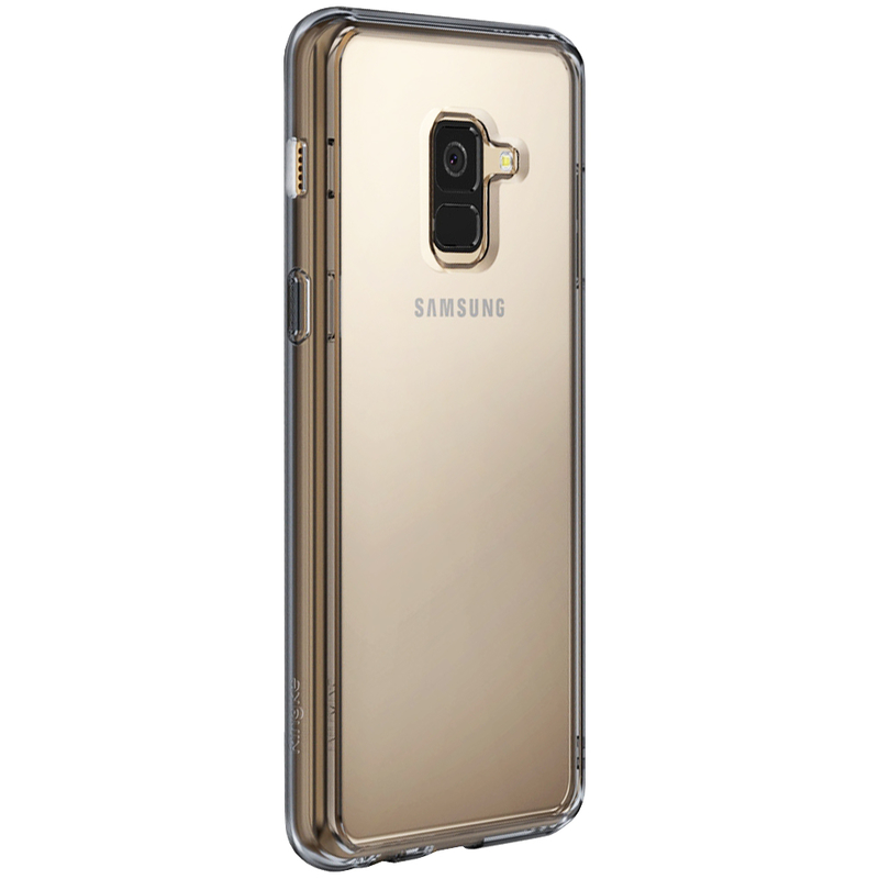 Husa Samsung Galaxy A8 2018 A530 Ringke Fusion - Smoke Black