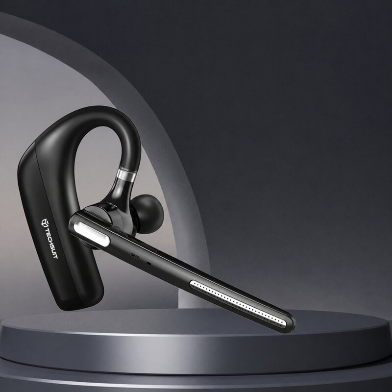 Casca Bluetooth Noise Cancelling Techsuit PowerTalks G6, negru