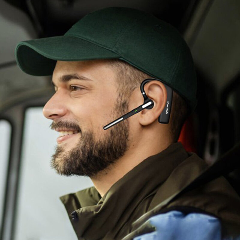 Casca Bluetooth Noise Cancelling Techsuit PowerTalks G6, negru