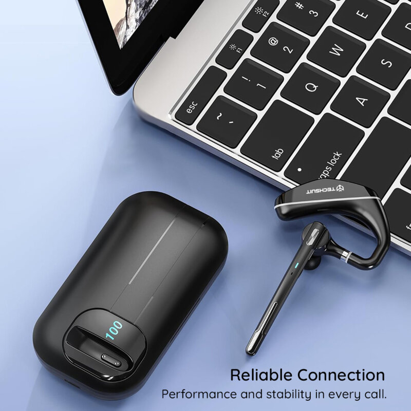 Casca Bluetooth 5.3. Dual-mic Techsuit Hearyo A6L, 1000mAh