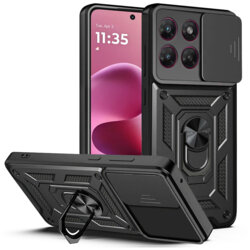 Husa Motorola Moto G47 protectie camera Techsuit CamShield Series, negru