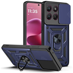 Husa Motorola Moto G47 protectie camera Techsuit CamShield Series, albastru