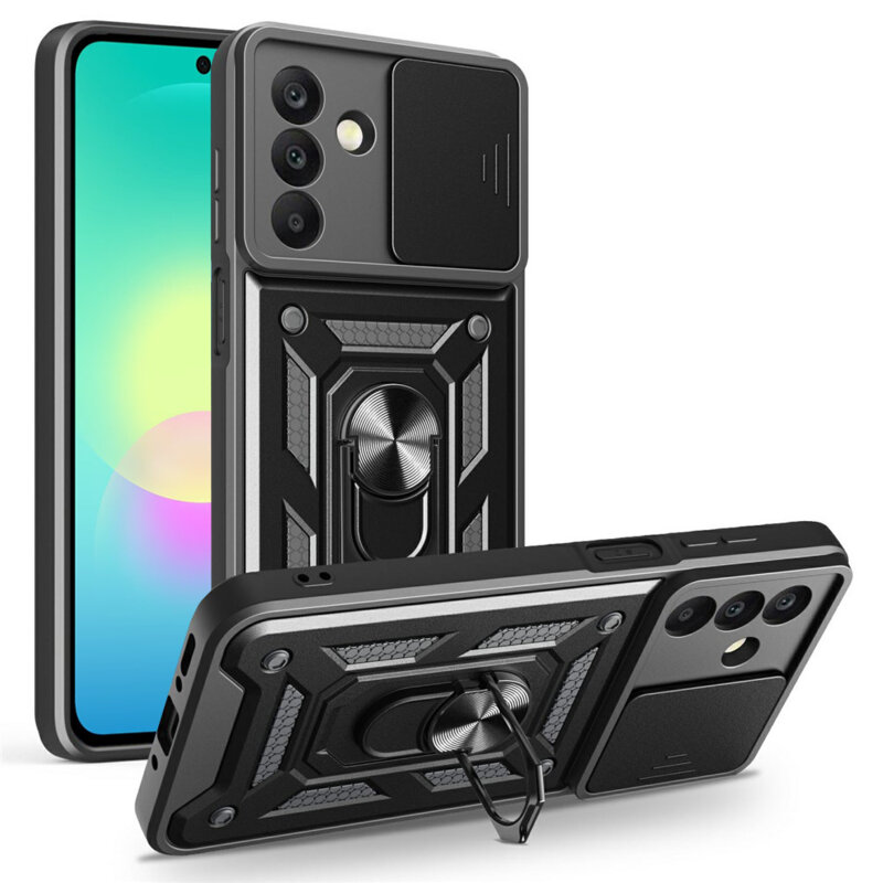 Husa Samsung Galaxy A27 5G protectie camera Techsuit CamShield Series, negru