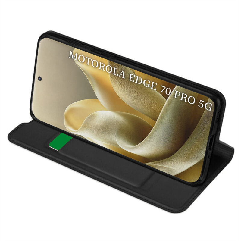 Husa Motorola Edge 70 Pro Techsuit Magskin Book, negru
