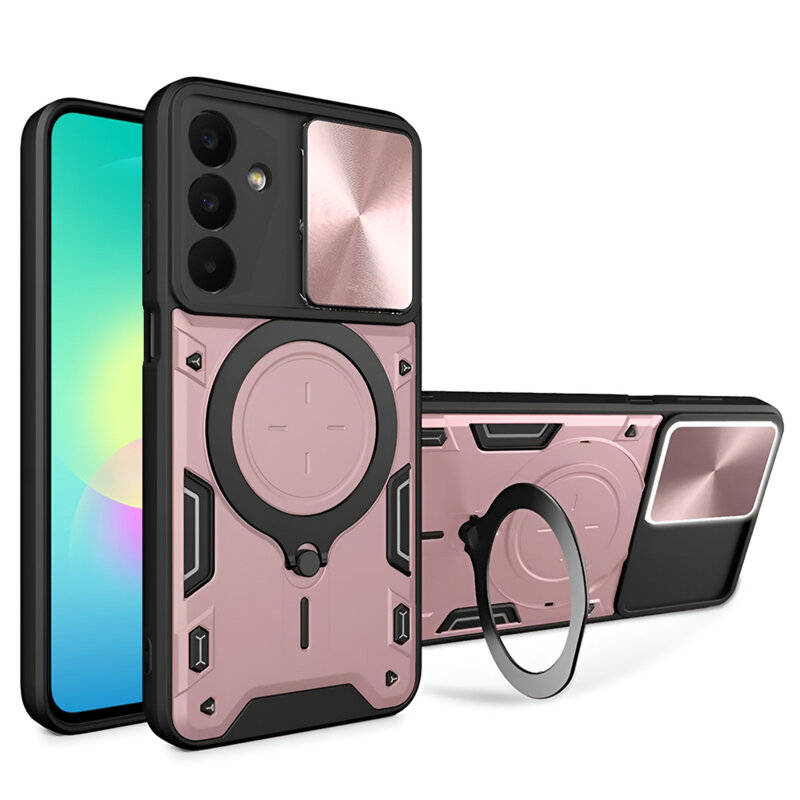 Husa Samsung Galaxy A27 5G Techsuit CamGuard Pro, roz auriu