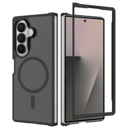 Husa Samsung Galaxy Z Fold8 Ultra Techsuit PureFrost MagSafe, negru frost