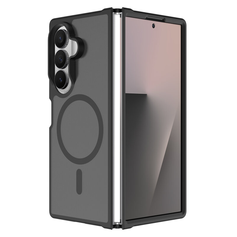 Husa Samsung Galaxy Z Fold8 Ultra Techsuit PureFrost MagSafe, negru frost
