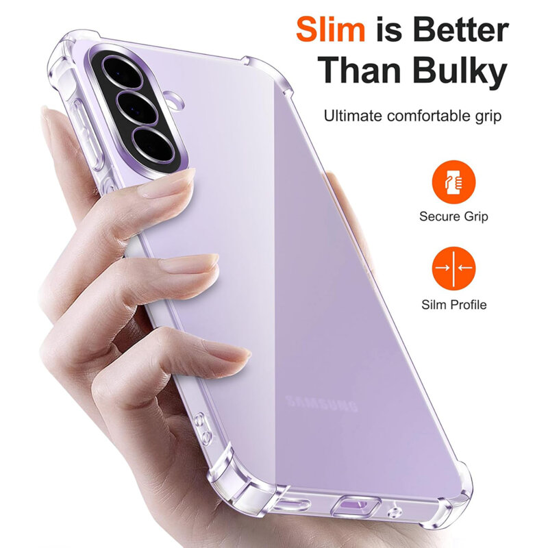 Husa Samsung Galaxy A27 5G Techsuit Shockproof Clear Silicone, transparenta
